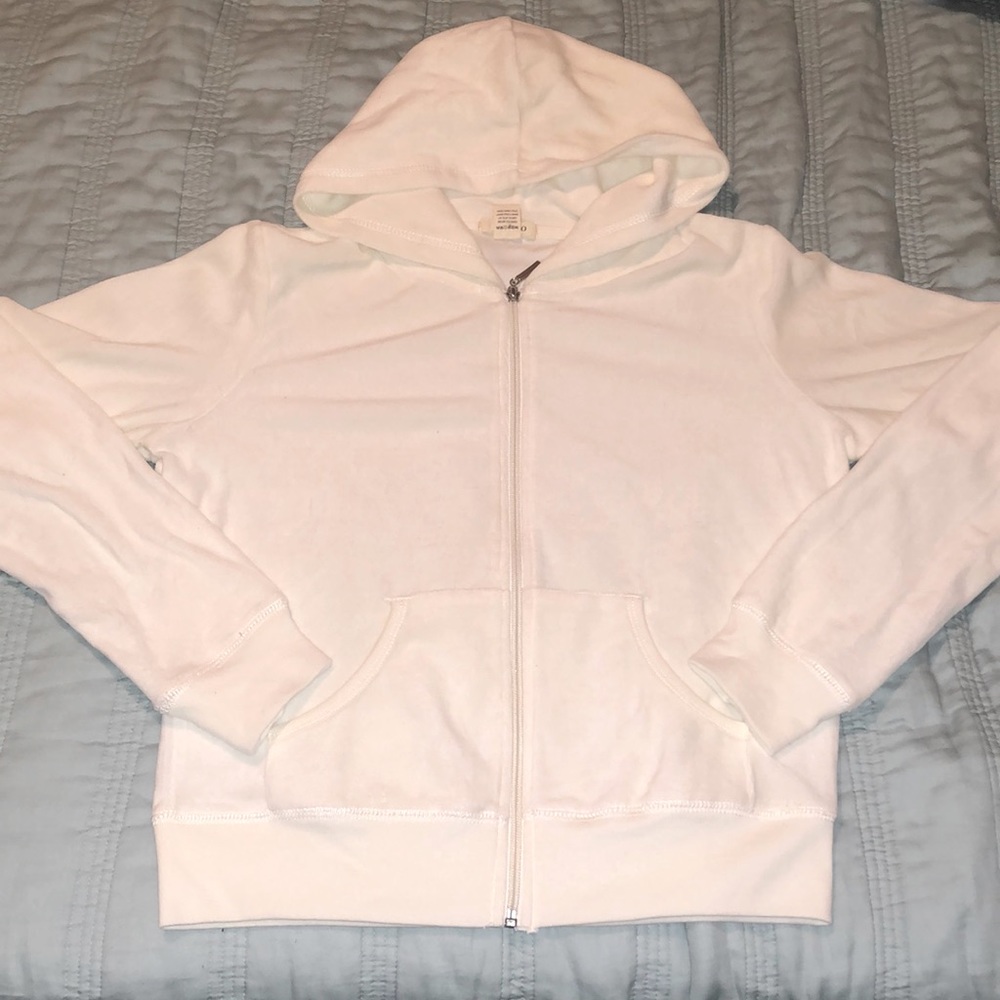 Bozzolo Velour Zip Up Hoodie Size L NWOT